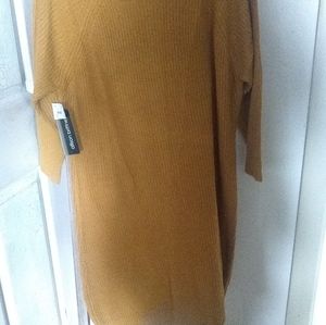 XL Gold Sweater Dress